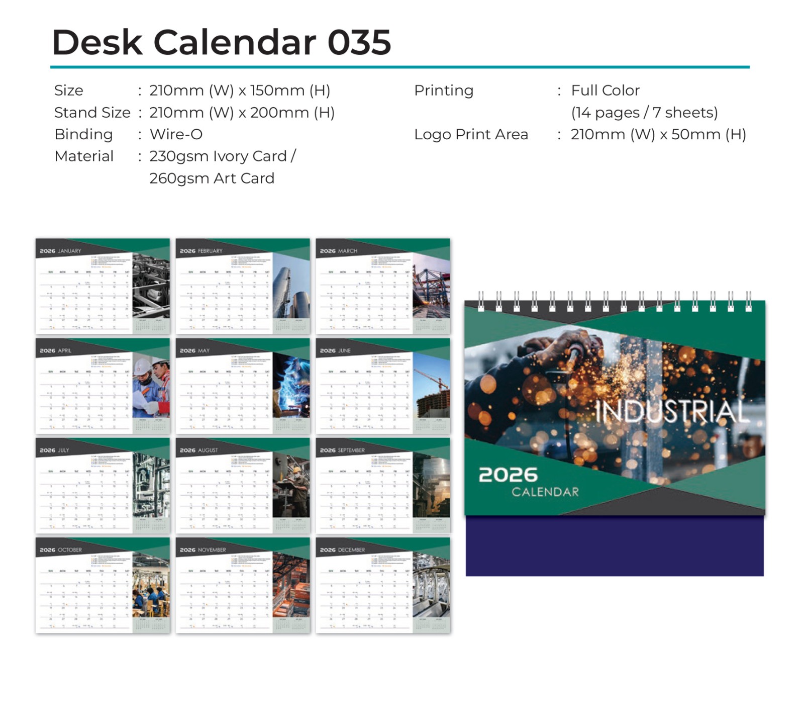 Desk Calendar 035