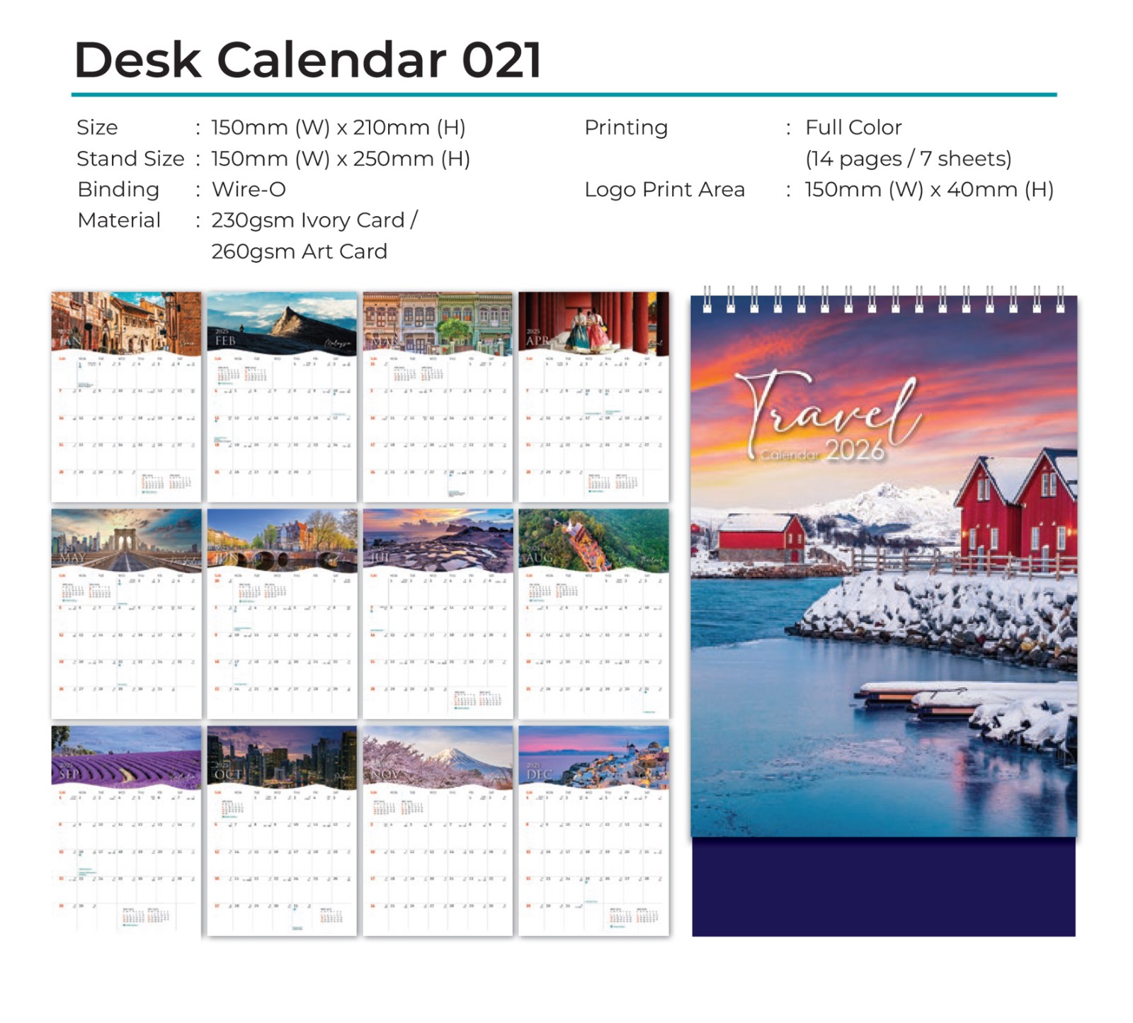 Desk Calendar 021