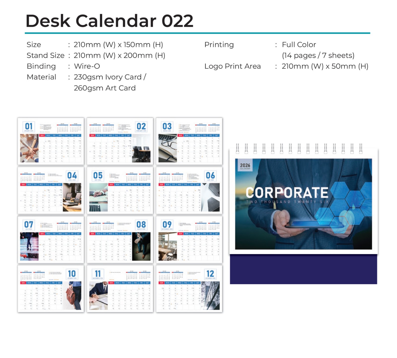 Desk Calendar 022