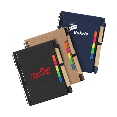 KRAFT Eco-Notebook with Pen - NB 103