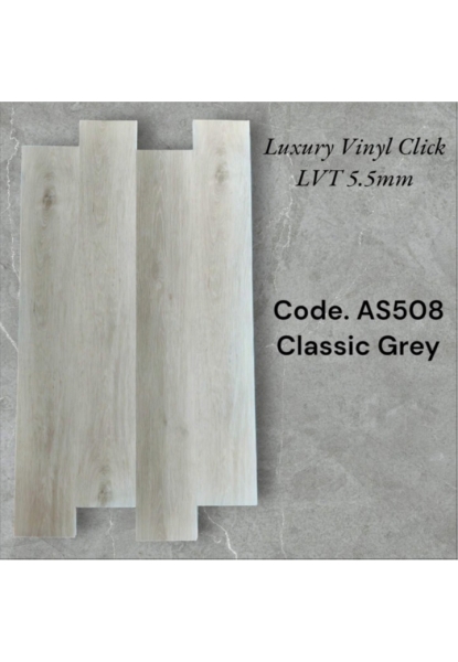AS508 Classic Grey Lumicore Luxury Vinyl Click 5.5mm Lumicore Luxury Vinyl Click Vinyl Floor Melaka, Malaysia, Malim Jaya Supplier, Installation, Supply, Supplies | FOCUS INTERIOR DECOR