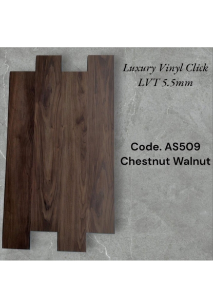 AS509 Chestnut Walnut Lumicore Luxury Vinyl Click 5.5mm Lumicore Luxury Vinyl Click Vinyl Floor Melaka, Malaysia, Malim Jaya Supplier, Installation, Supply, Supplies | FOCUS INTERIOR DECOR