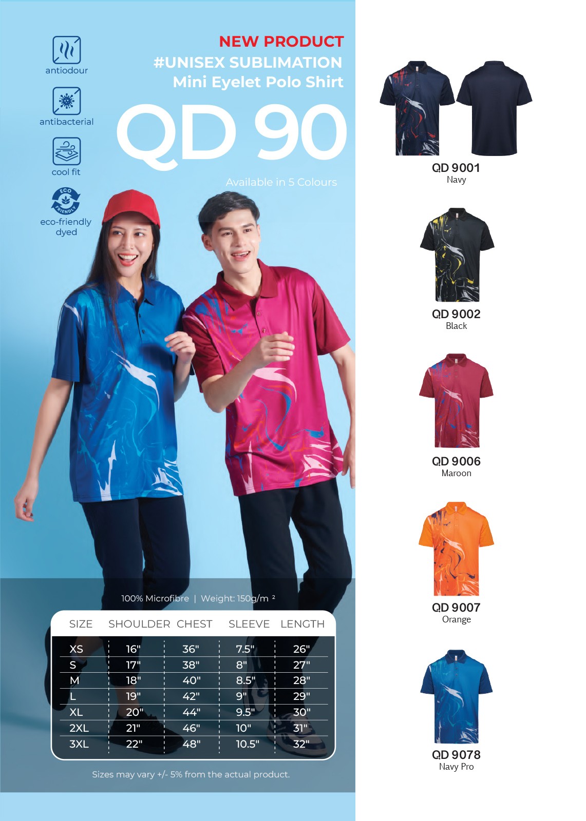 Polo T-Shirt Quick Dry QD90