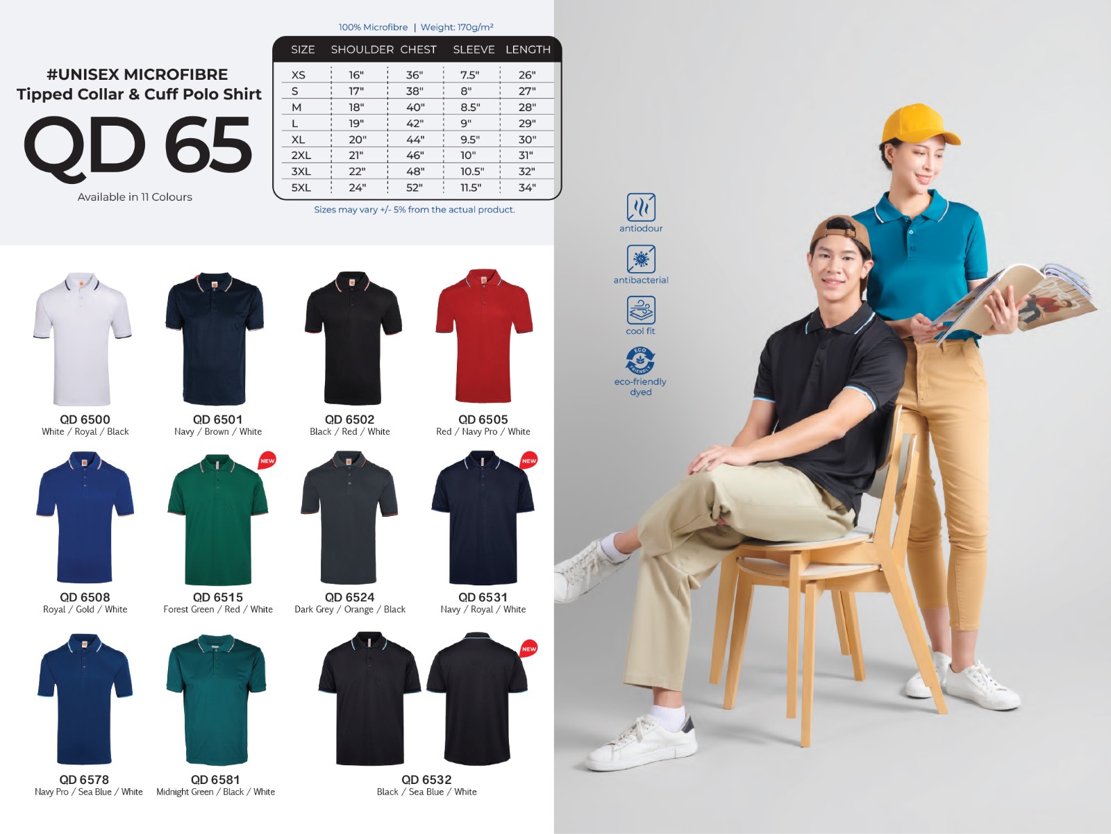 Polo T-Shirt Quick Dry QD65