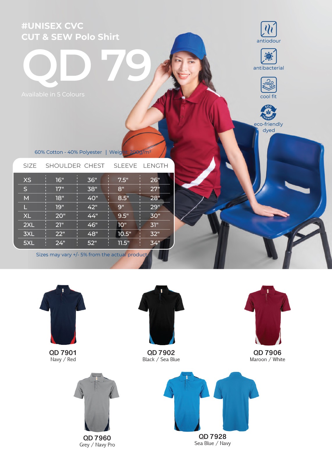 Polo T-Shirt Quick Dry QD79