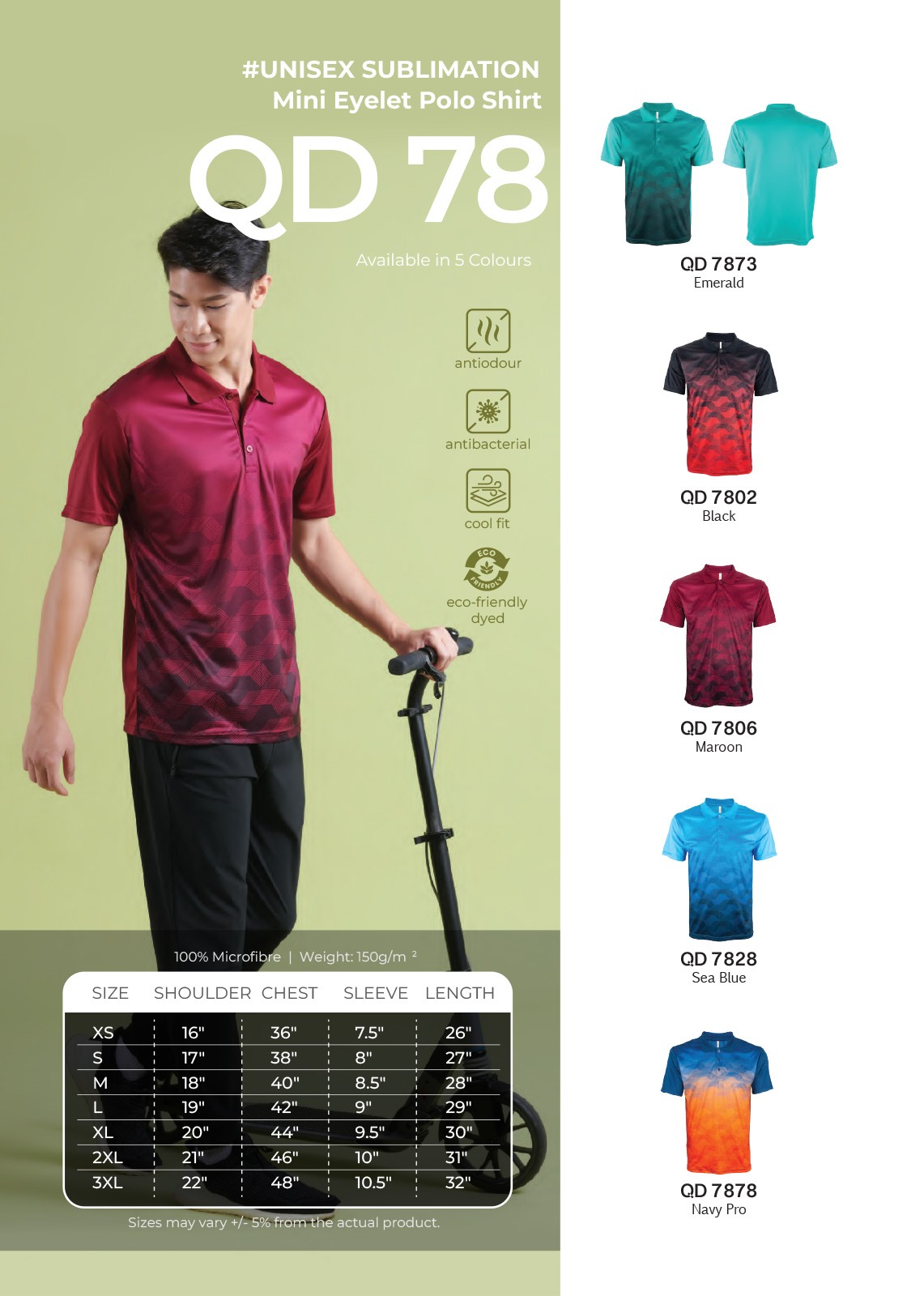 Polo T-Shirt Quick Dry QD78