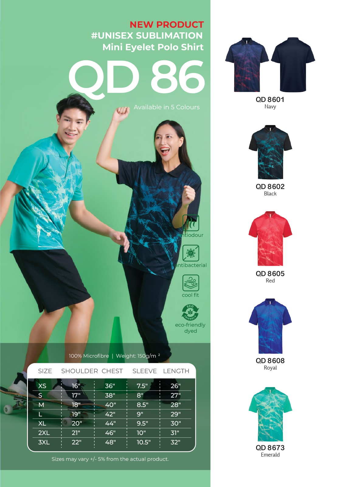 Polo T-Shirt Quick Dry QD86