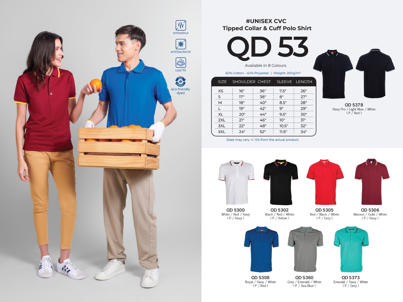 Polo T-Shirt Quick Dry QD53