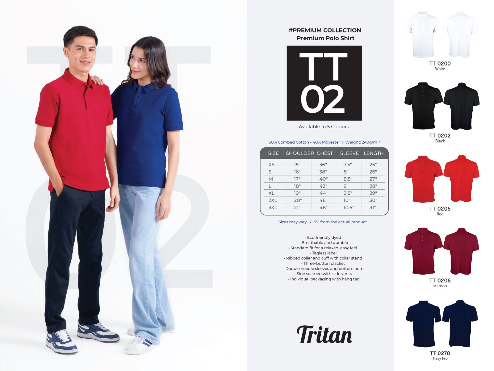 Polo T-Shirt Tritan TT02