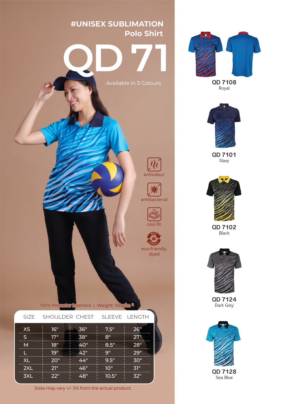 Polo T-Shirt Quick Dry QD71