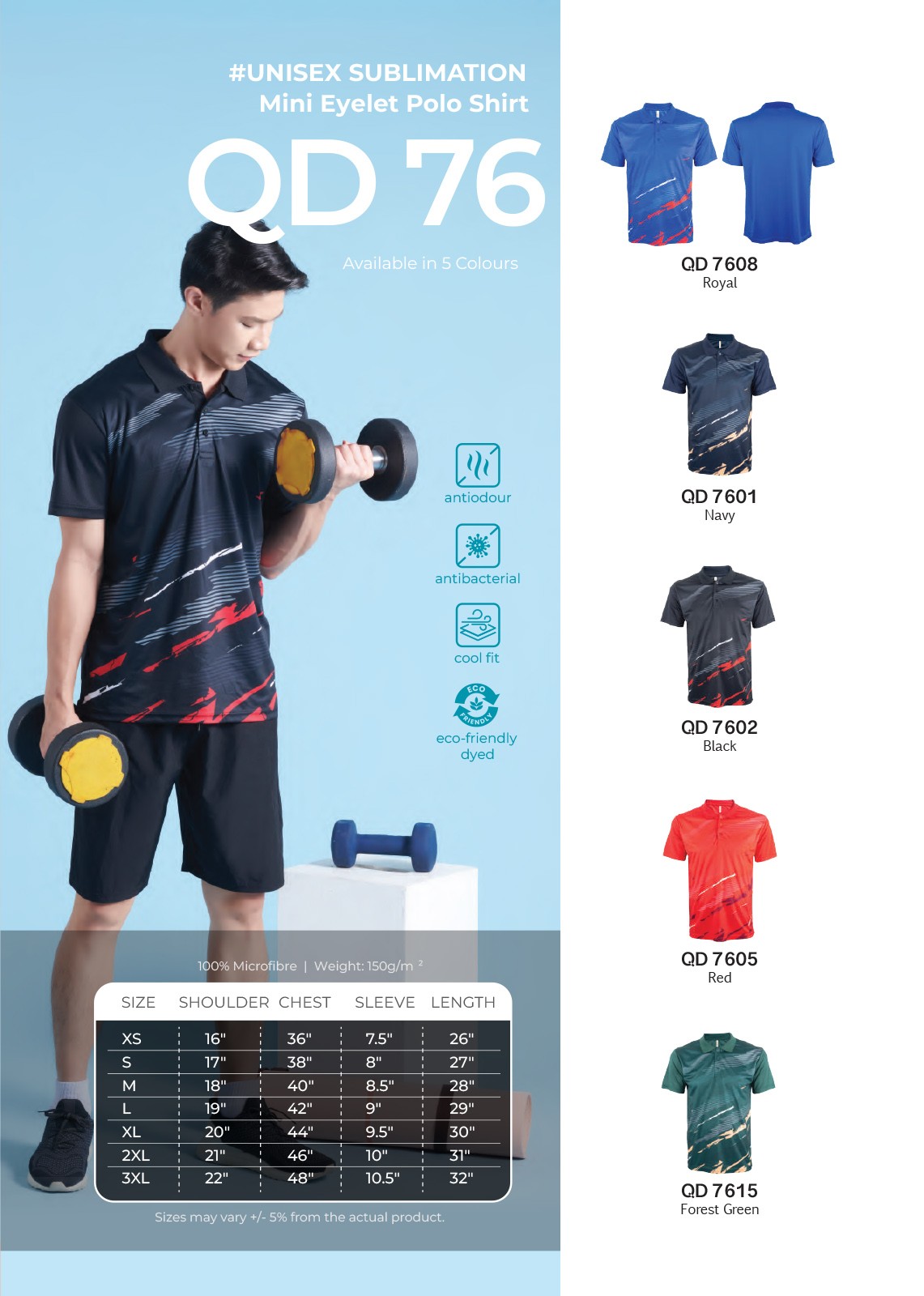 Polo T-Shirt Quick Dry QD76