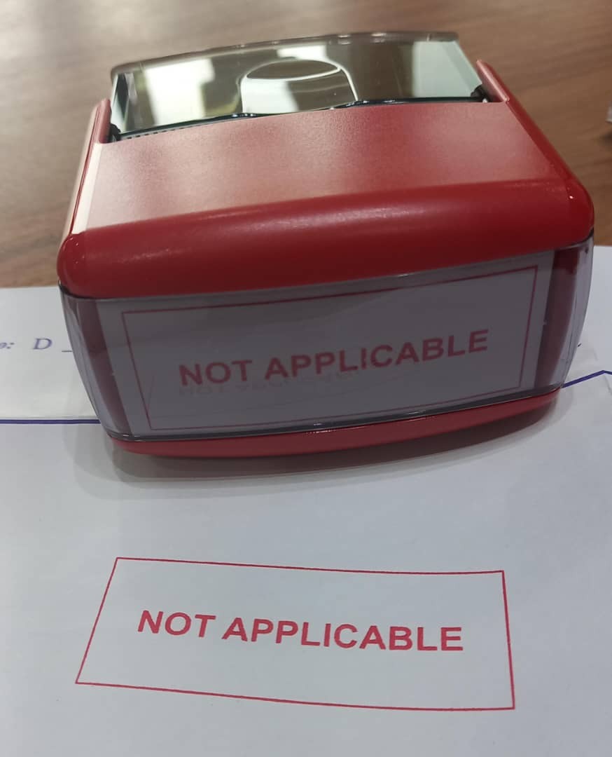 Self-inking Chop