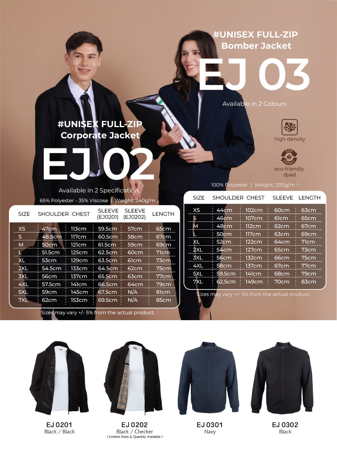 Executive Jacket EJ02 EJ03