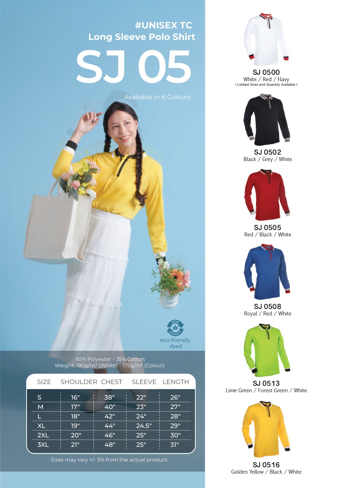 Polo T-shirt Single Jersey SJ05
