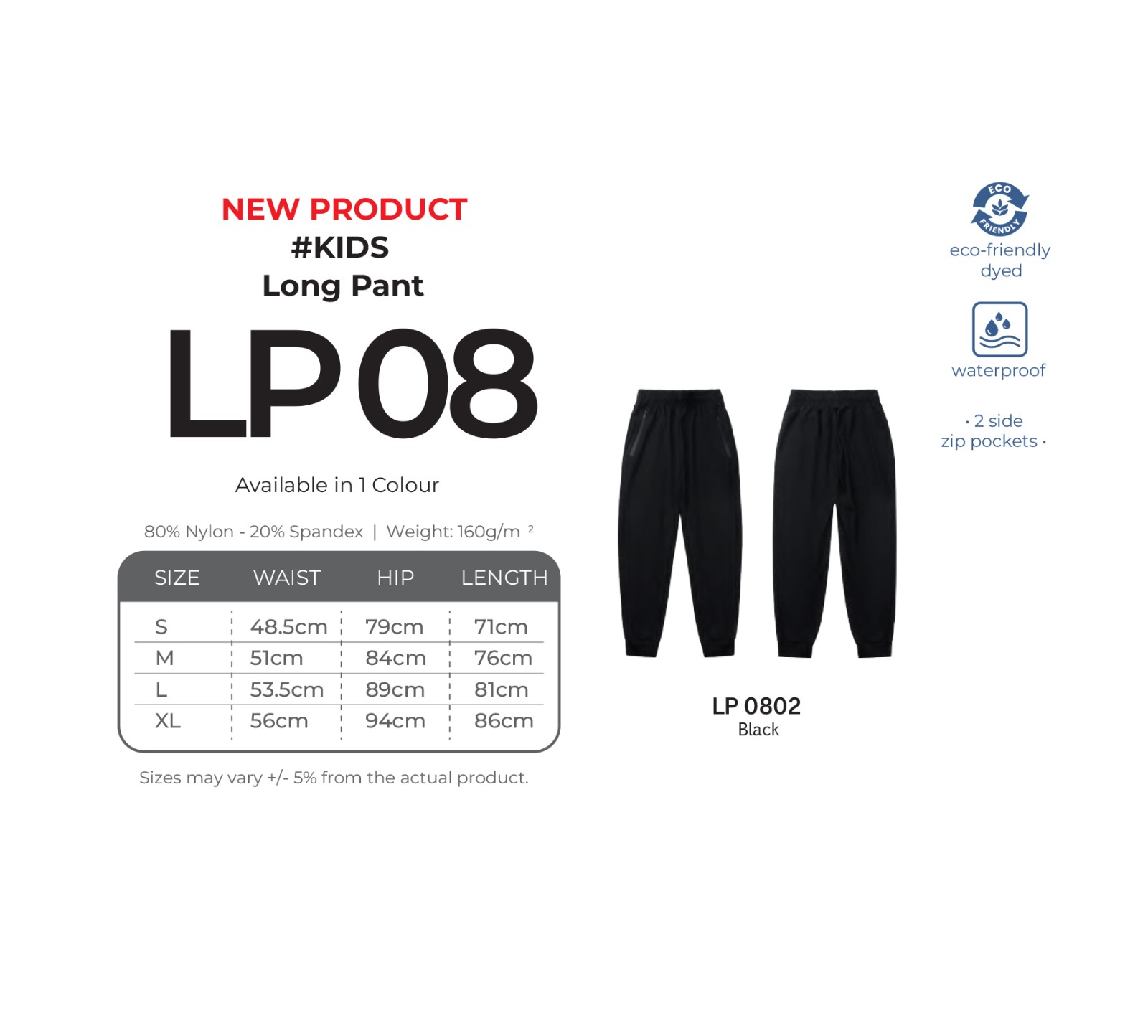 Long Pant LP08 (Kids)