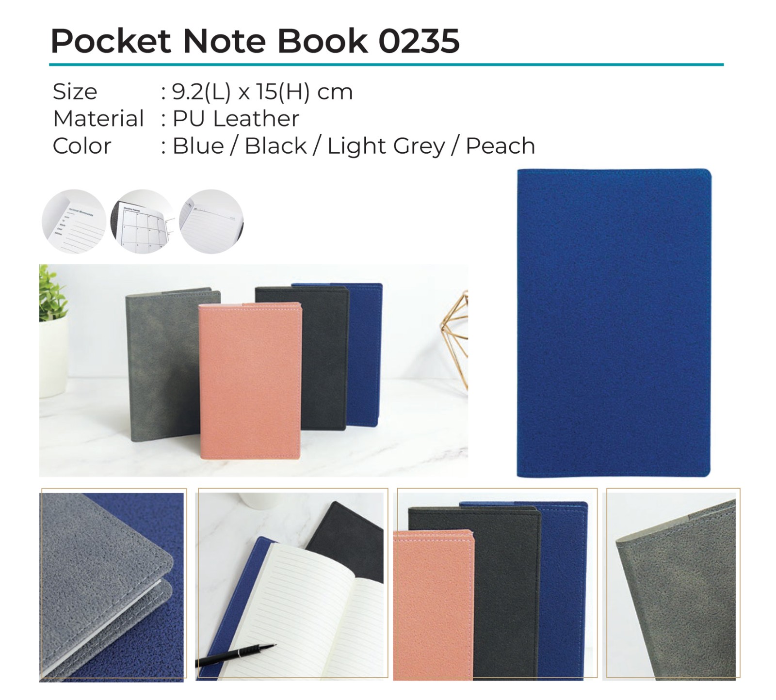 Pocket Note Book 0235