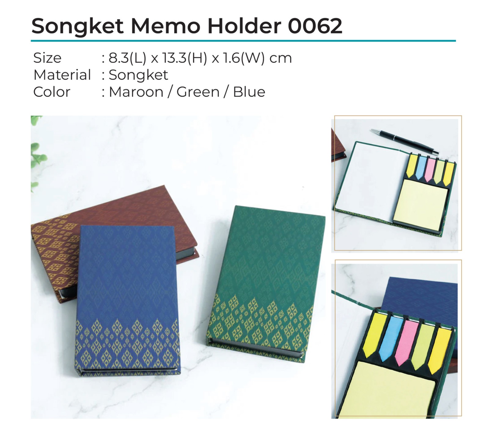 Songket Memo Holder 0062