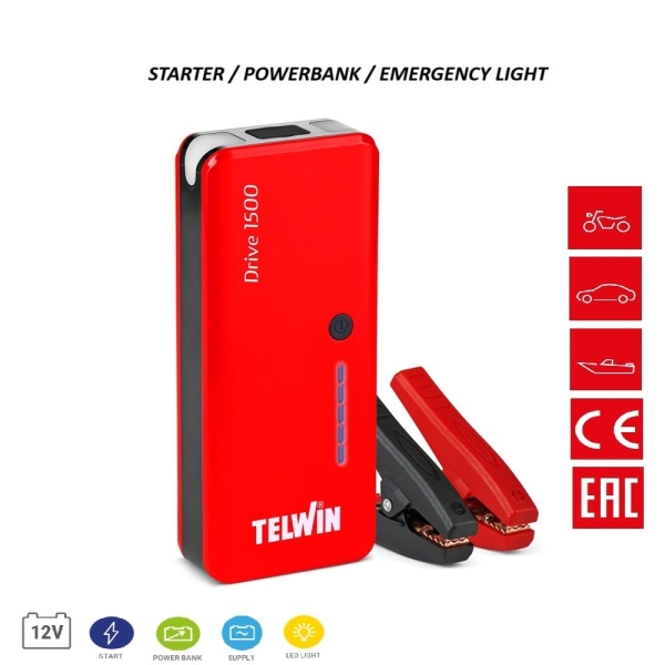( PRE-ORDER 1 WKS ) TELWIN Drive 1500 Battery Starter Automotive Kuala Lumpur (KL), Malaysia, Selangor, PJ Supplier, Suppliers, Supply, Supplies | HHM Machinery & Instruments Sdn Bhd