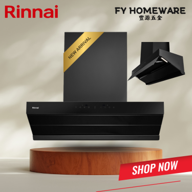 RINNAI RH-KM6069-PBV 90cm Slanted Hood