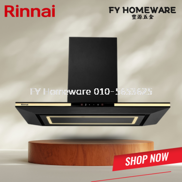 RINNAI RH-C1059-PBW 90cm Chimney Hood Hood Kitchen Utensils Johor Bahru (JB), Malaysia, Skudai Supplier, Suppliers, Supply, Supplies | FY HOMEWARE SDN BHD