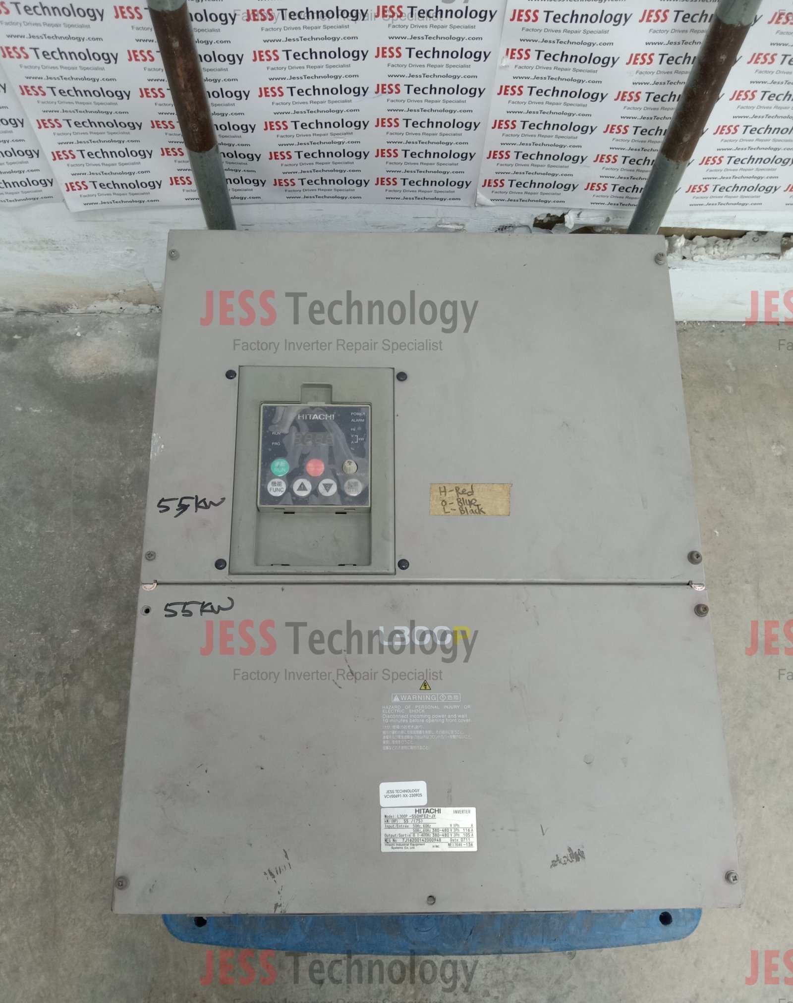Repair HITACHI INVERTER L300P-550HFE2-JY Malaysia, Singapore, Indonesia, Thailand, Vietnam