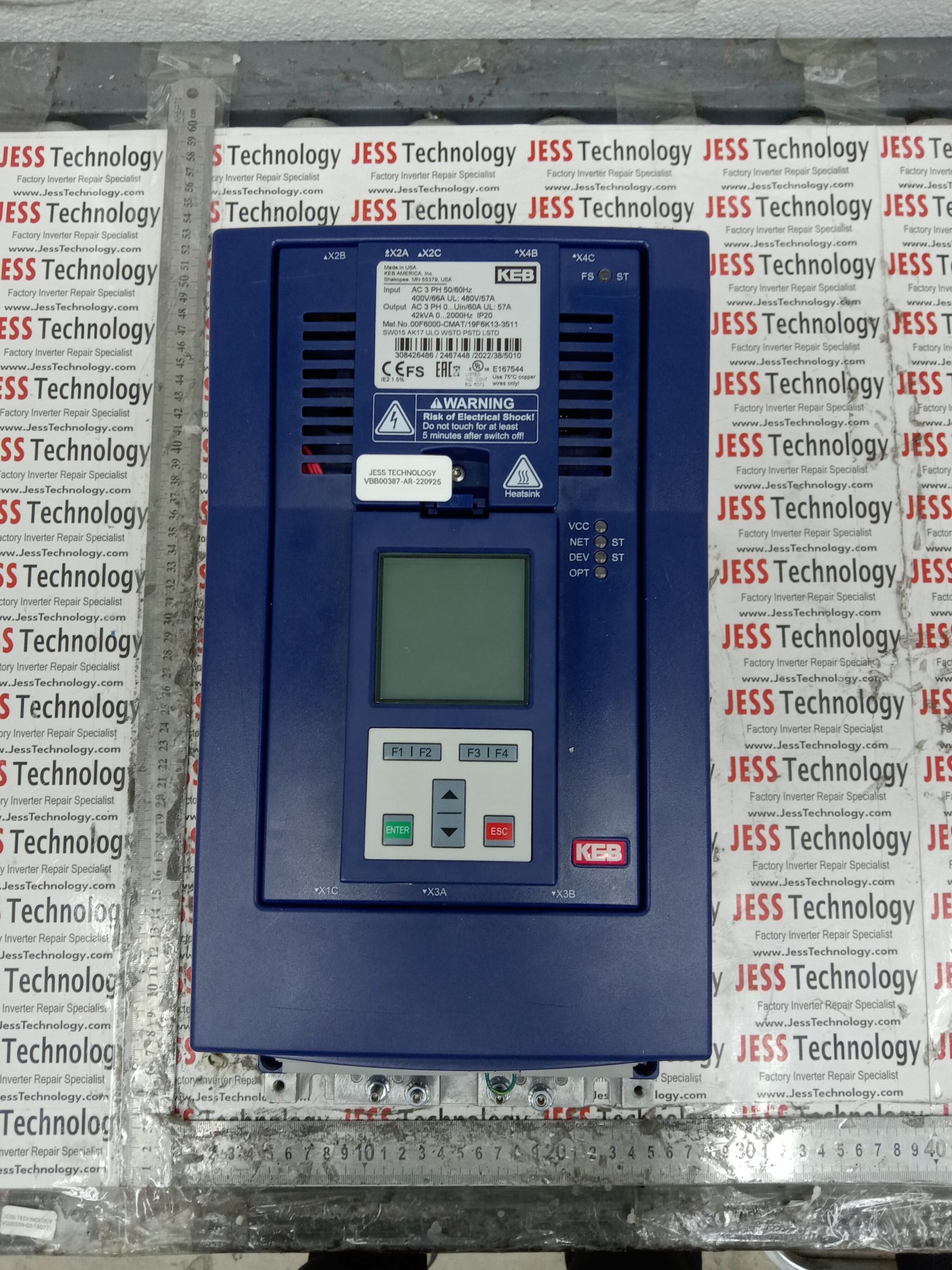 Repair KEB INVERTER 00F6000-CMAT/19F6K13-3511 Malaysia, Singapore, Thailand, Vietnam