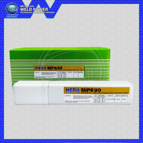 2.5 kgs Stainless Steel Welding Electrode 3.2mm x E312-16 (MP680) Hero Tech Welding Electrode Welding Consumable Penang, Malaysia, Butterworth Supplier, Distributor, Supply, Supplies | Weld Power Technology & Machinery Sdn Bhd