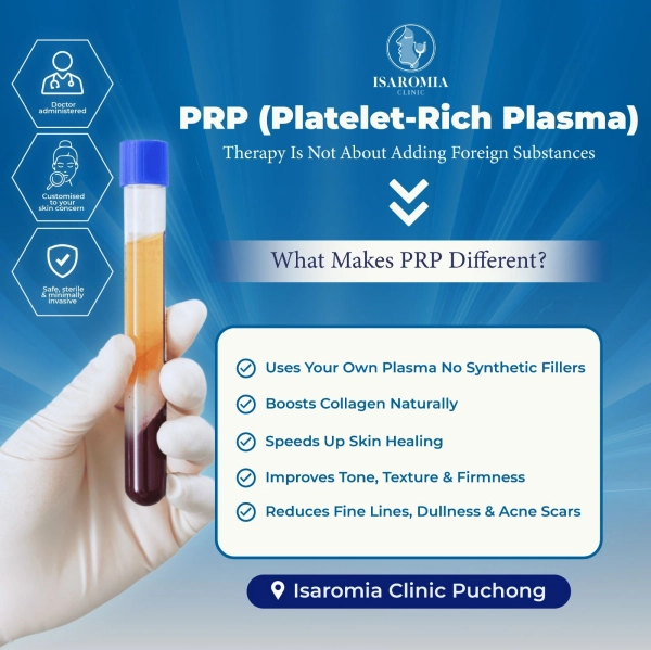 PRP BOOSTER /PRP Facial / Vampire Facial/ Rawatan Rambut PRP /Mengurangkan parut jerawat dan saiz pori /Mengurangkan garis halus dan kedutan /Merangsang pengeluaran kolagen dan elastin