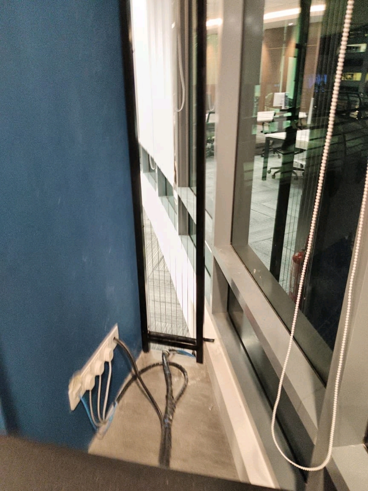 invisible Grille done as partition office