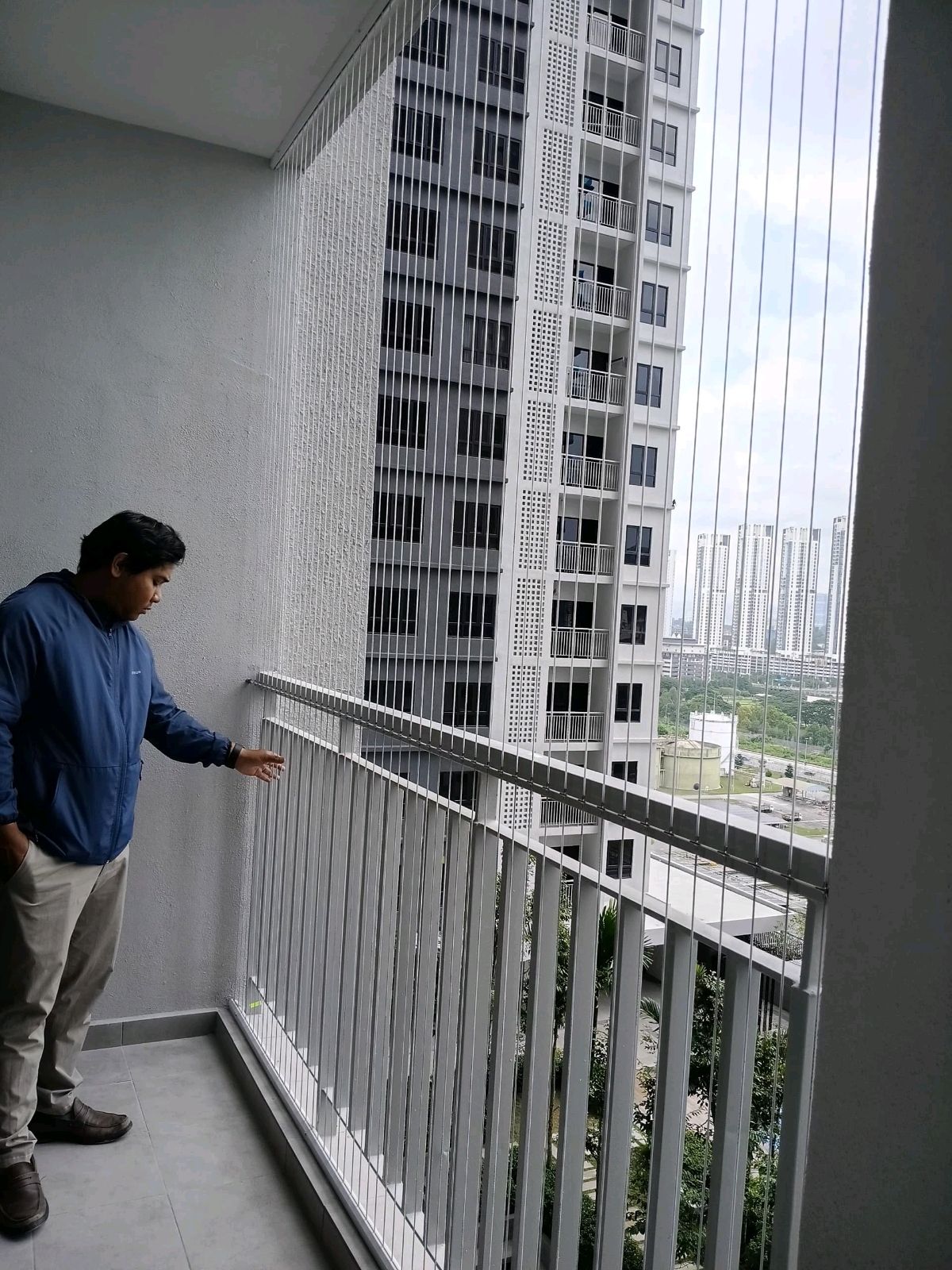 invisible Grille for Balcony at Residensi Alamanda
