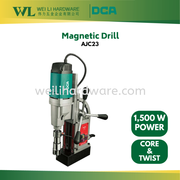 DCA AJC23 Magnetic Drill Magnetic Drill Drilling & Fastening Power Tools Penang, Malaysia, Butterworth Supplier, Suppliers, Supply, Supplies | Wei Li Hardware Enterprise Sdn Bhd