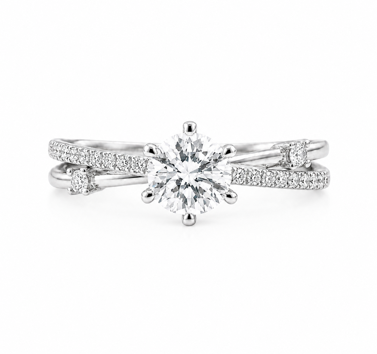 Roman & Co庐 Vinea Engagement Ring