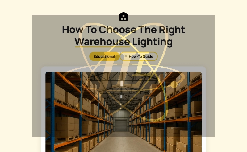 How To Choose The Right Warehouse Lighting