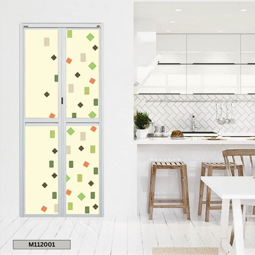 MODEL M112001 VITALLY BI FOLD (3D) ALUMINIUM DOOR Aluminium Door Choose Sample / Pattern Chart | HomeBagus - Home and Deco ONLINE EXPO!