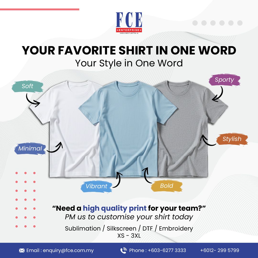YOUR FAVORITE SHIRT IN ONE WORD