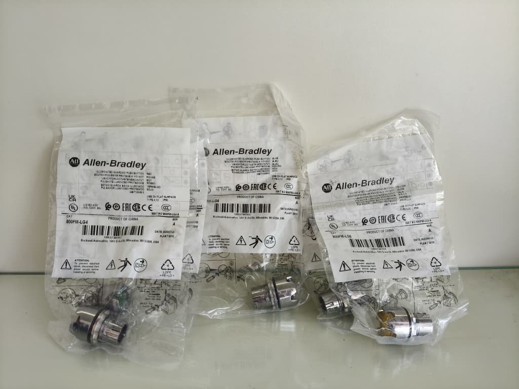 Allen Bradley 800FM-LG5 Guarded Push Button Switch Malaysia