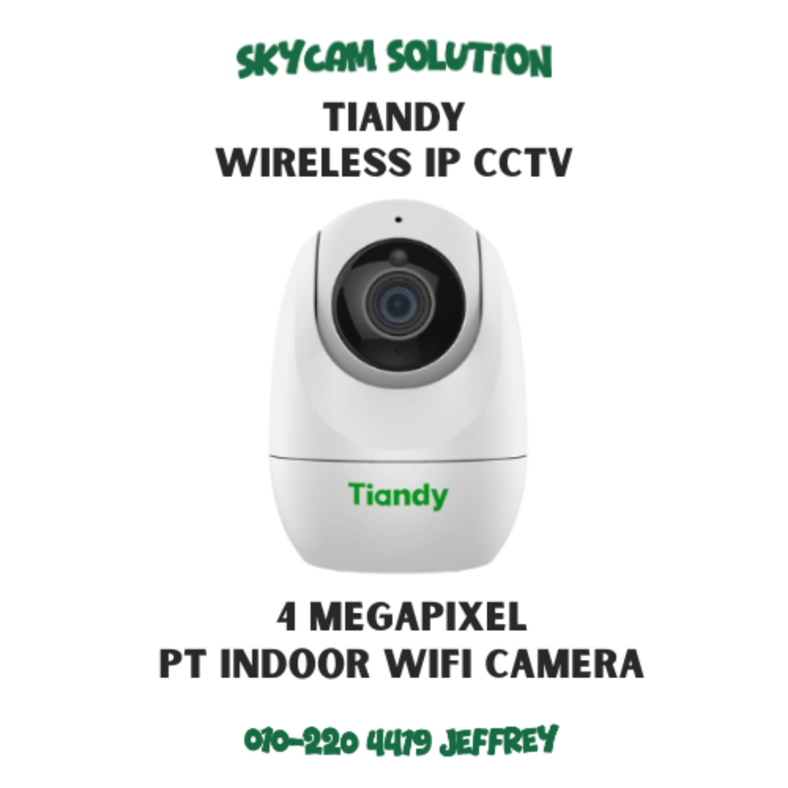 4 Megapixel PT Indoor Wifi Camera