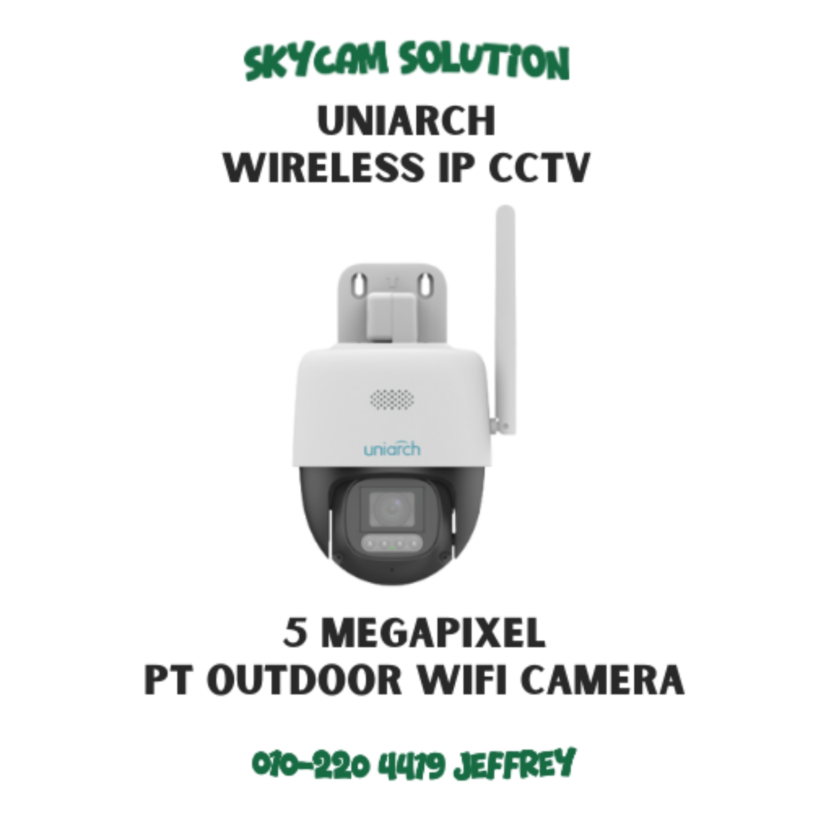 5 Megapixel PT Outdoor Wifi Camera