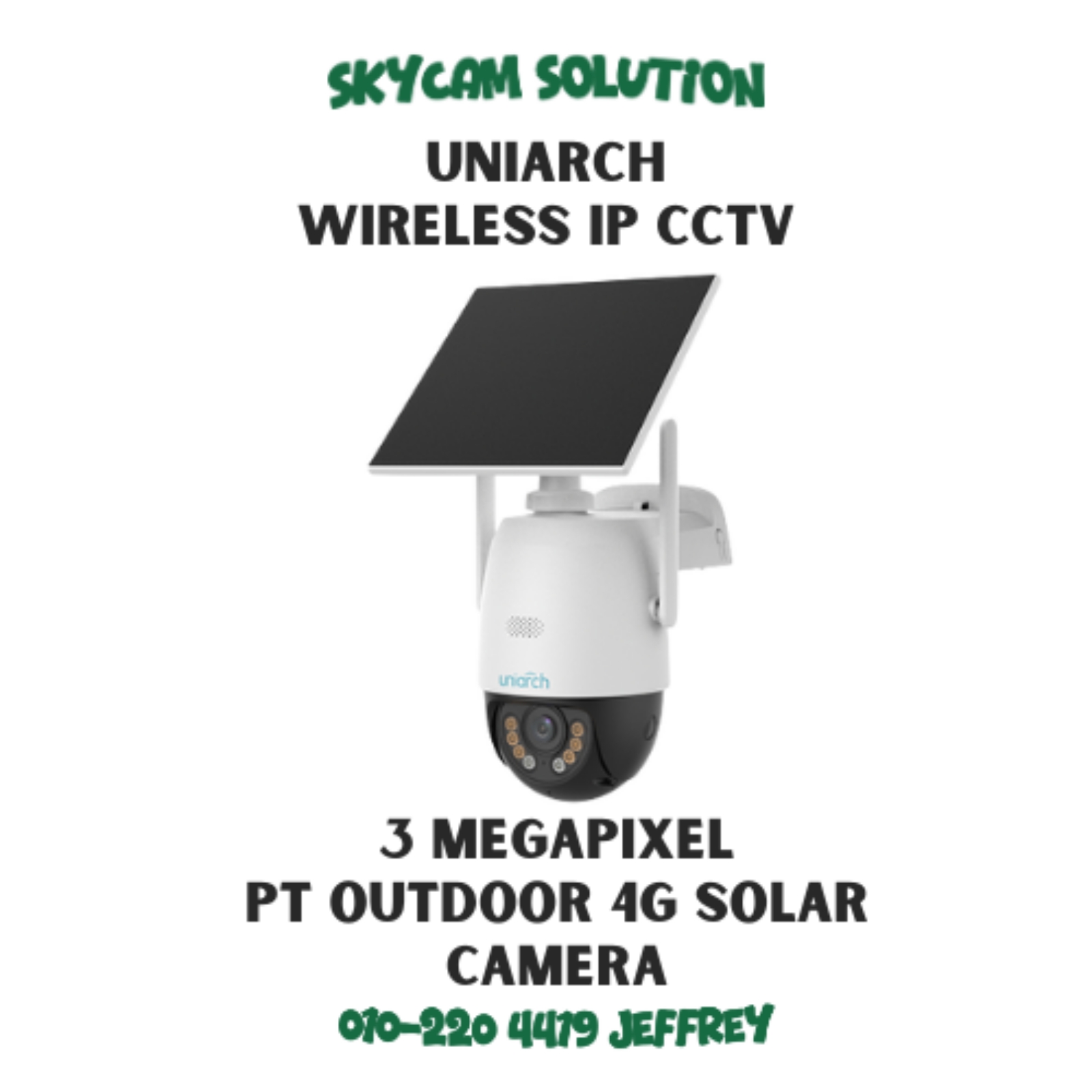 3 Megapixel PT Solar 4G Outdoor Camera