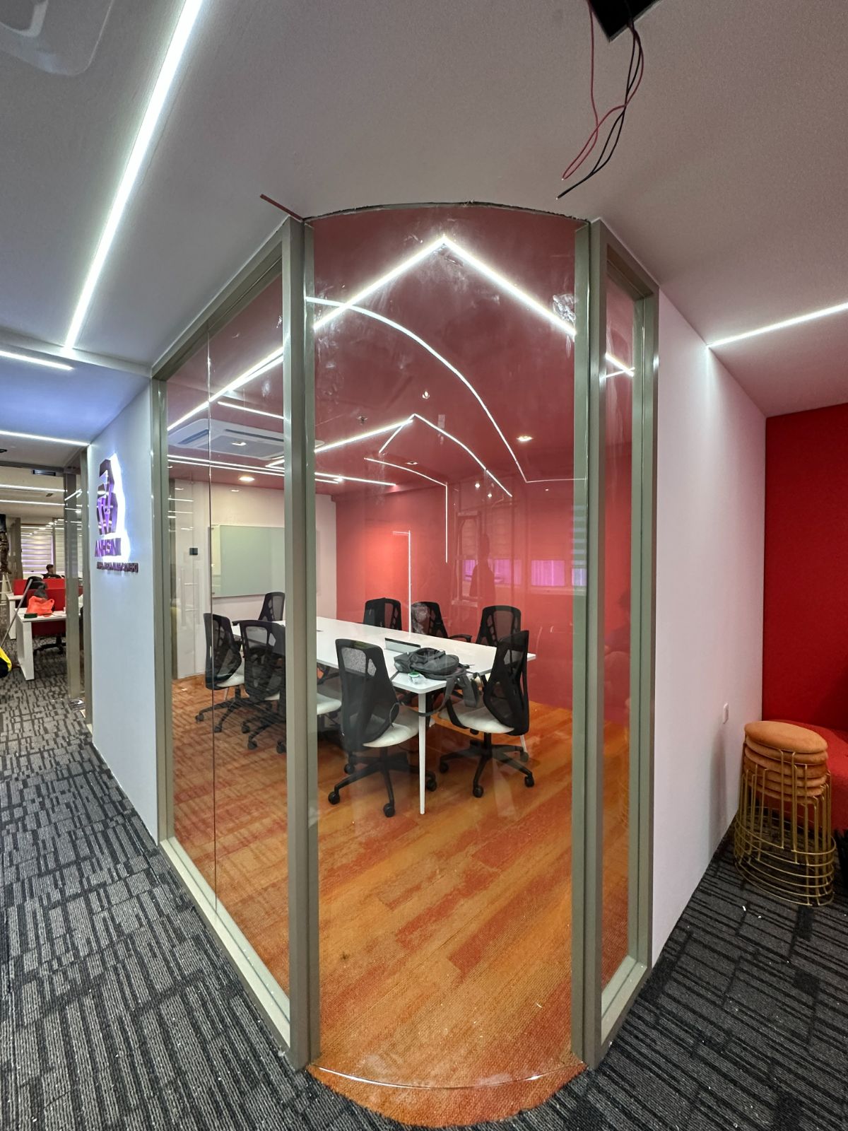 CURVE GLASS MIX SHOPFRONT OFFICE Mid Valley