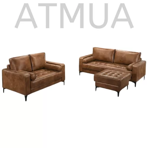 Atmua VELOR 3 + 2 Seater Sofa Set with Stool