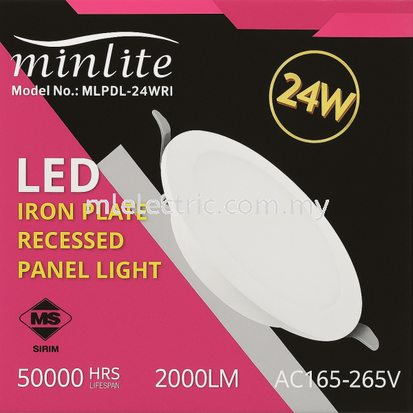MINLITE 24W SUPER BRIGHT LED RECEESED DOWNLIGHT LED DOWNLIGHT LED LIGHTING Selangor, Malaysia, Kuala Lumpur (KL), Batu Caves Supplier, Suppliers, Supply, Supplies | ML Electric Sdn Bhd