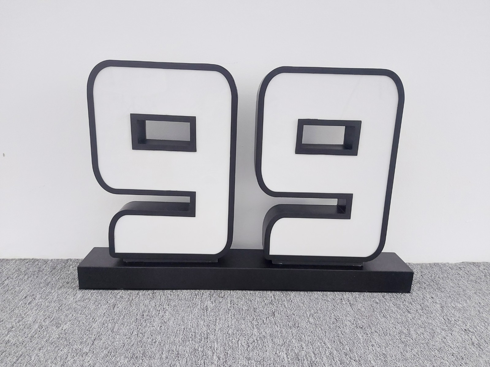 Aluminium Box Up House Number Signage