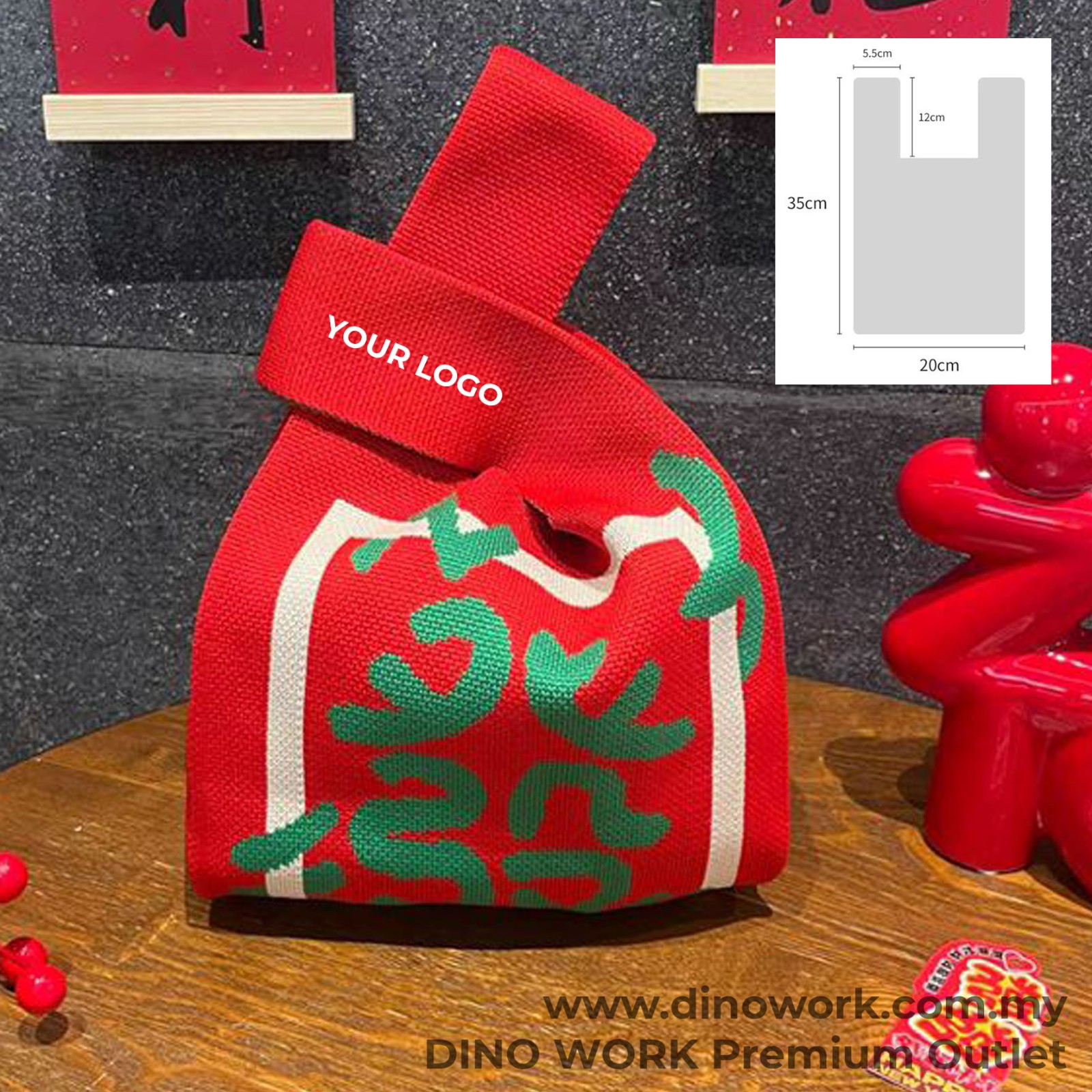 CNY Knitted Bag