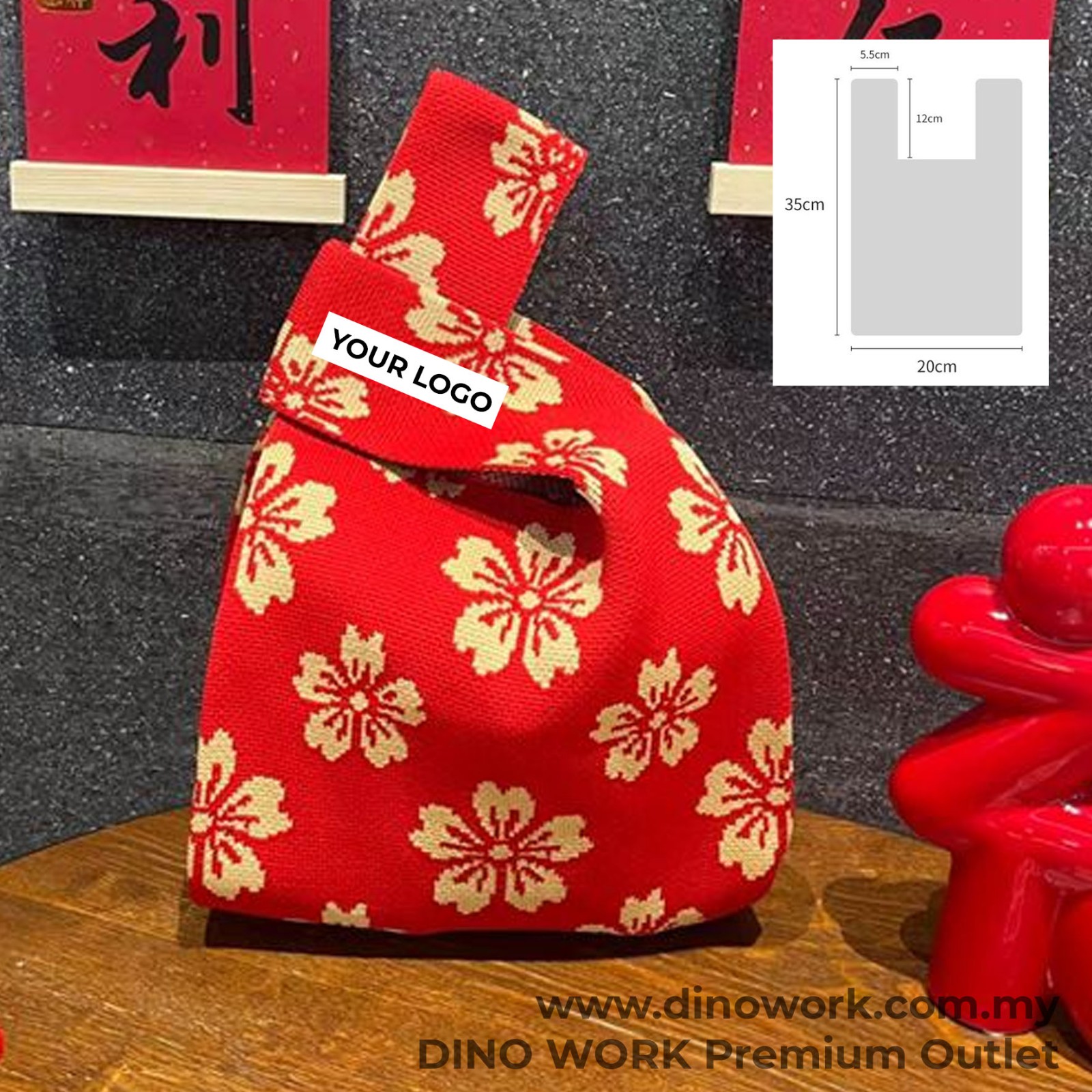 CNY Knitted Bag