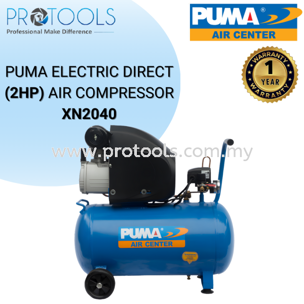 PUMA ELECTRIC DIRECT (2HP) AIR COMPRESSOR XN2040 | *PRICE ON REQUEST* Puma AIR COMPRESSOR Johor Bahru (JB), Malaysia, Senai Supplier, Suppliers, Supply, Supplies | Protools Hardware Sdn Bhd
