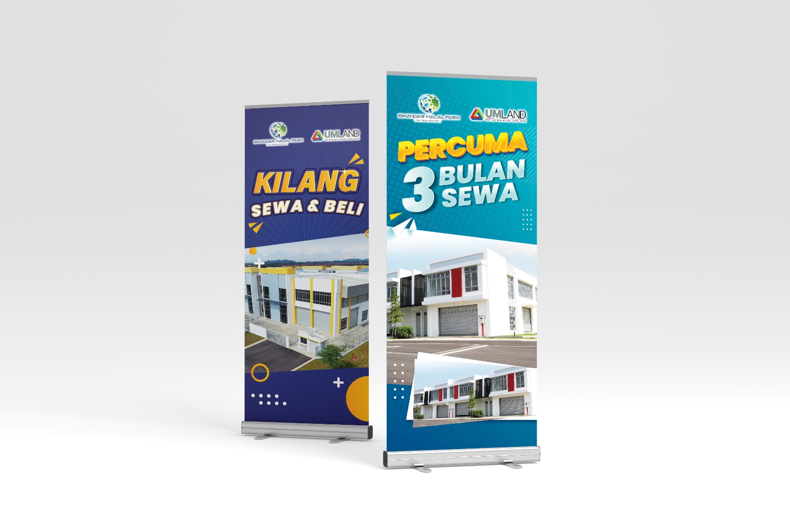 Property Roll Up Bunting Design