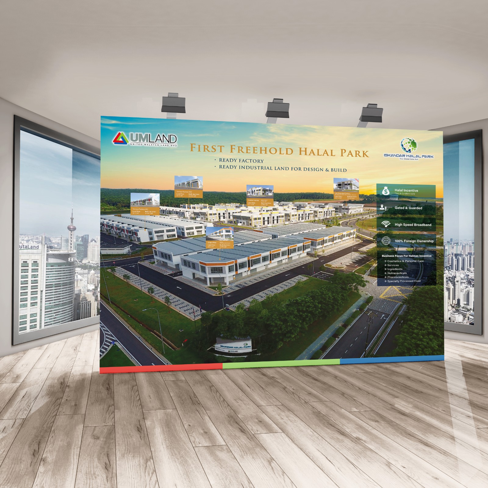 Backdrop Advertisement Design
