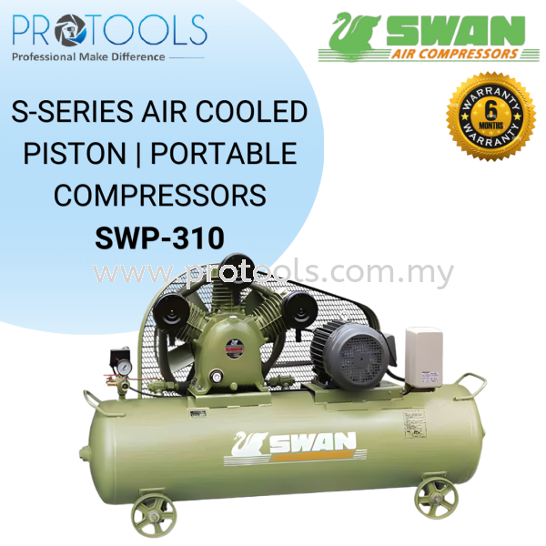 SWP-310 SWAN S-SERIES AIR COOLED PISTON | PORTABLE AIR COMPRESSORS | *PRICE ON REQUEST* swan AIR COMPRESSOR Johor Bahru (JB), Malaysia, Senai Supplier, Suppliers, Supply, Supplies | Protools Hardware Sdn Bhd