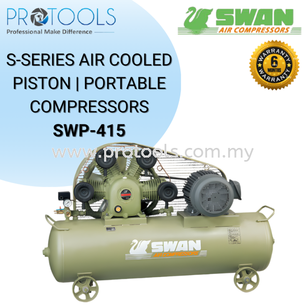 SWP-415 SWAN S-SERIES AIR COOLED PISTON | PORTABLE AIR COMPRESSORS | *PRICE ON REQUEST* swan AIR COMPRESSOR Johor Bahru (JB), Malaysia, Senai Supplier, Suppliers, Supply, Supplies | Protools Hardware Sdn Bhd